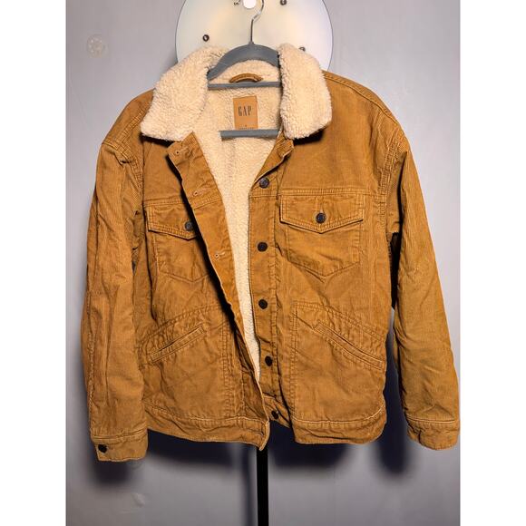 GAP Sherpa Lined Oversized Cords Jacket I - Picture 2 of 5